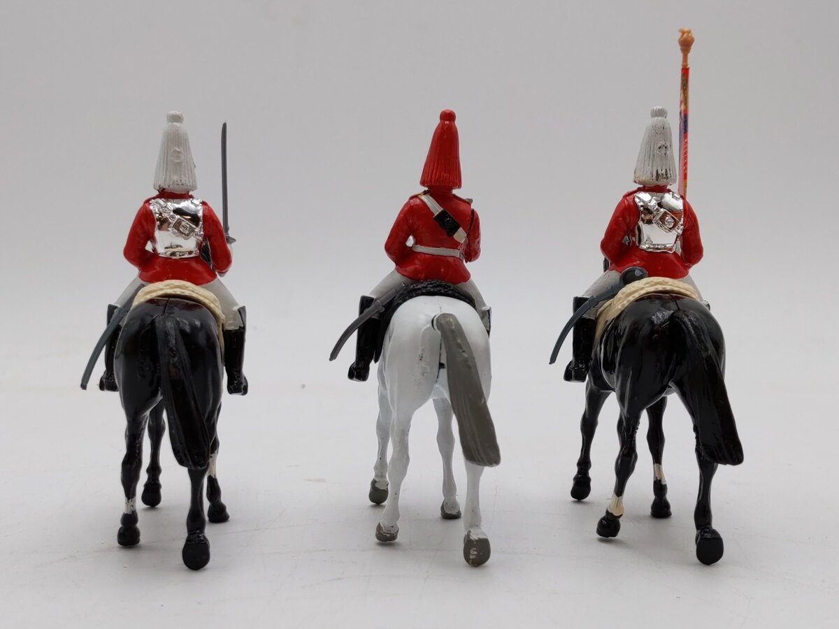 Britain 1:32 Scale Metal-Models Hand Painted  #7205 3 Mounted LifeGuards LN/Box