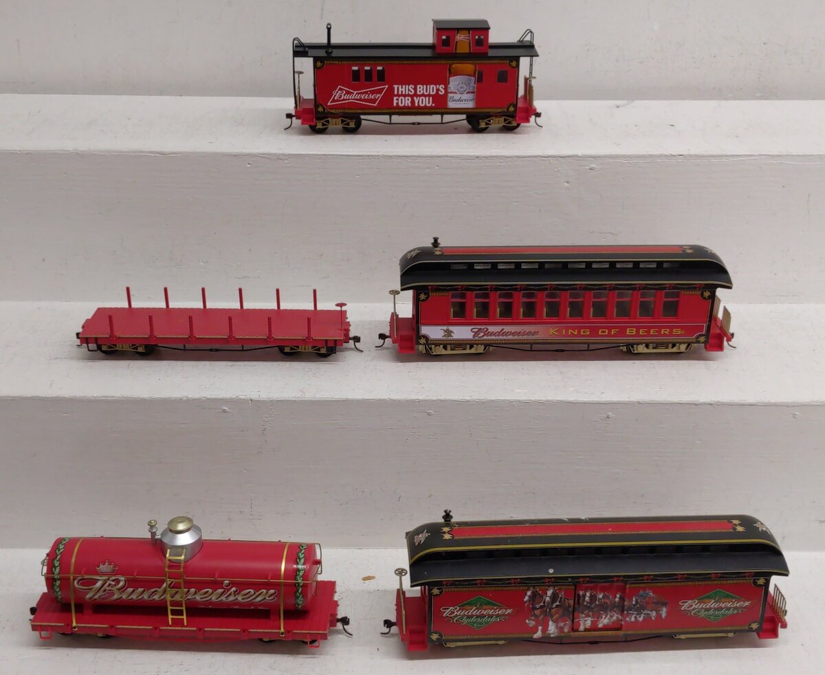 Hawthorne Village O Gauge Budweiser Holiday Express Set [5] EX
