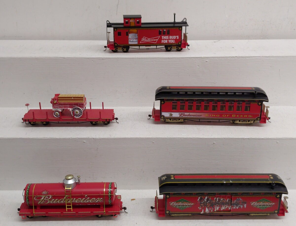 Hawthorne Village O Gauge Budweiser Holiday Express Set [5] EX