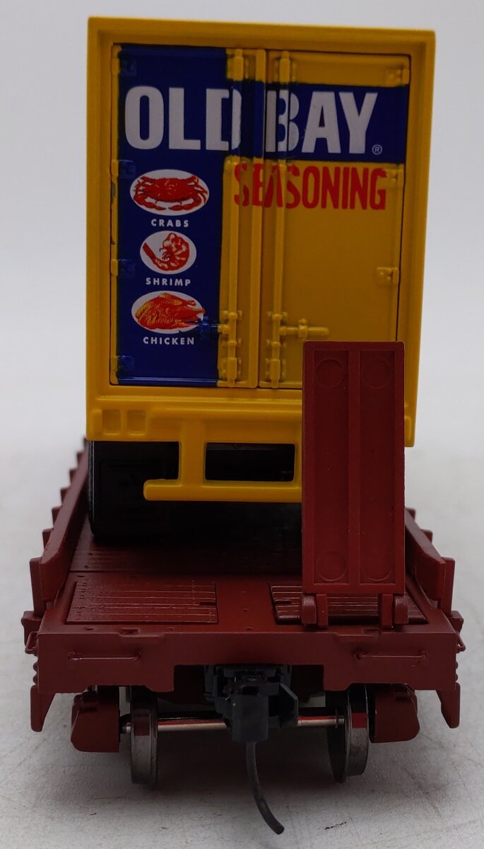 MTH 35-76039 S Scale Western Maryland Flatcar w/Container #2411 LN/Box