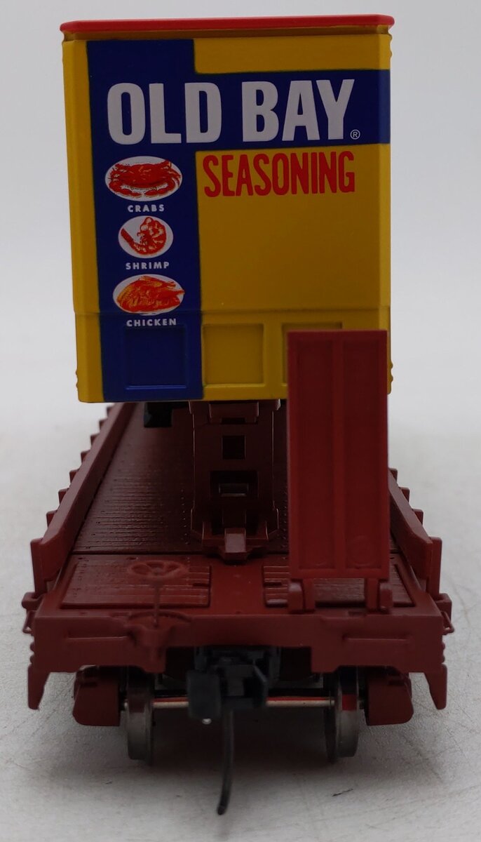 MTH 35-76039 S Scale Western Maryland Flatcar w/Container #2411 LN/Box
