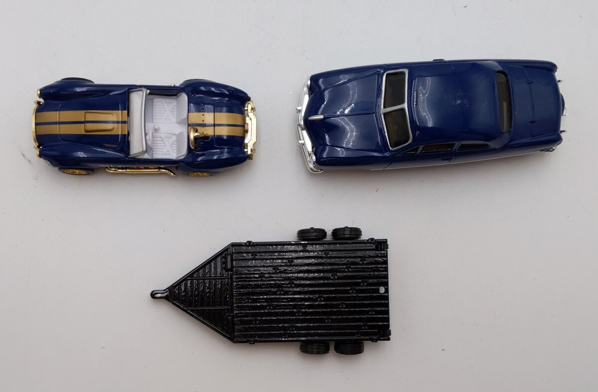 Ertl B316UO 1:43 Scale Eastwood Automobilia 1949 Ford Shelby Cobra & Trailer Car NIB