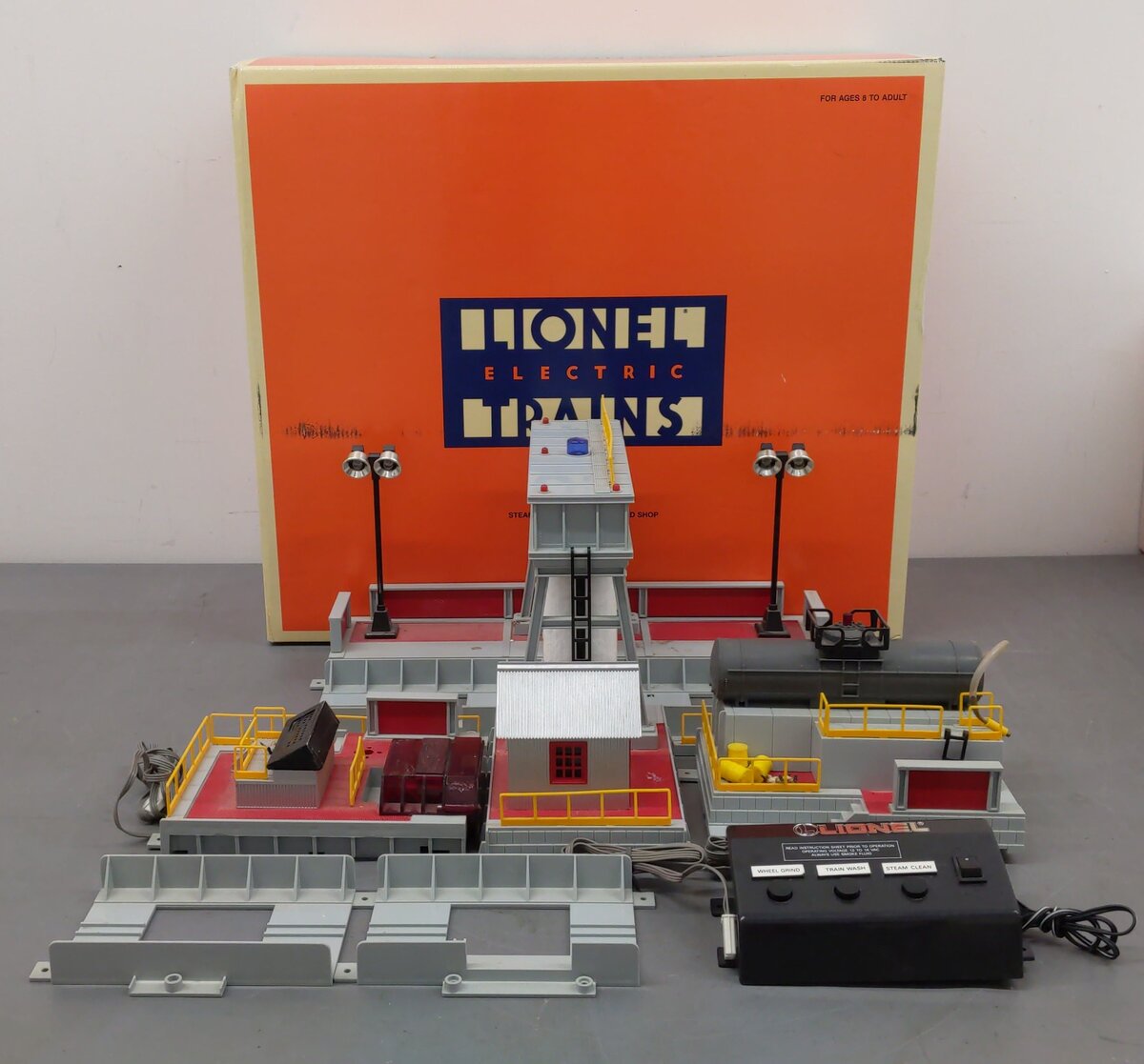 Lionel 6-12767 O Gauge Steam Clean & Wheel Grind Shop EX/Box