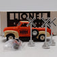 Road Champs "Eastwood" 1:43 Lionelville 1953 Chevrolet C3100 w/ Figure & Signs NIB