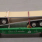 Menards 279-0771 Burlington Northern Flat Car with 2 Flatbed Trailers LN/Box