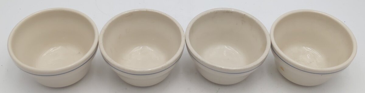 Syracuse China Rio Grande Prospector Pattern Bouillon Bowls (Set of 4) EX