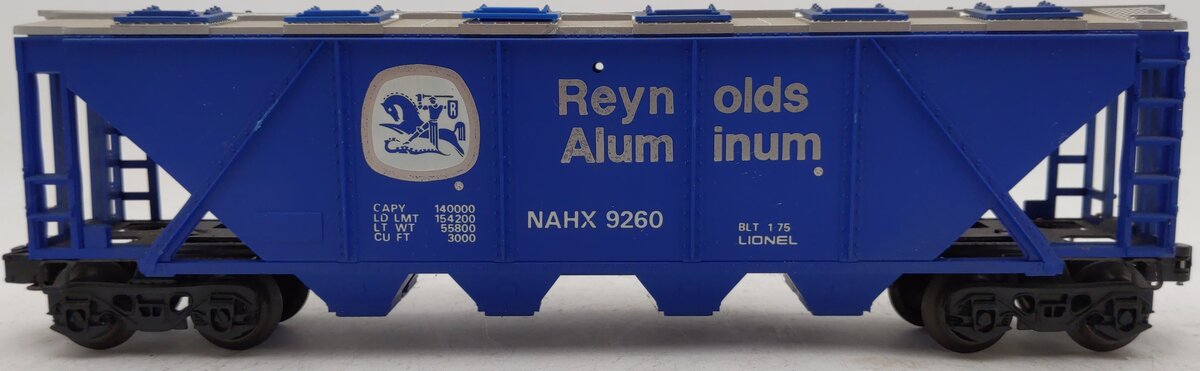 Lionel 6-9260 O Gauge Reynolds Billboard Covered Hopper #9260 VG