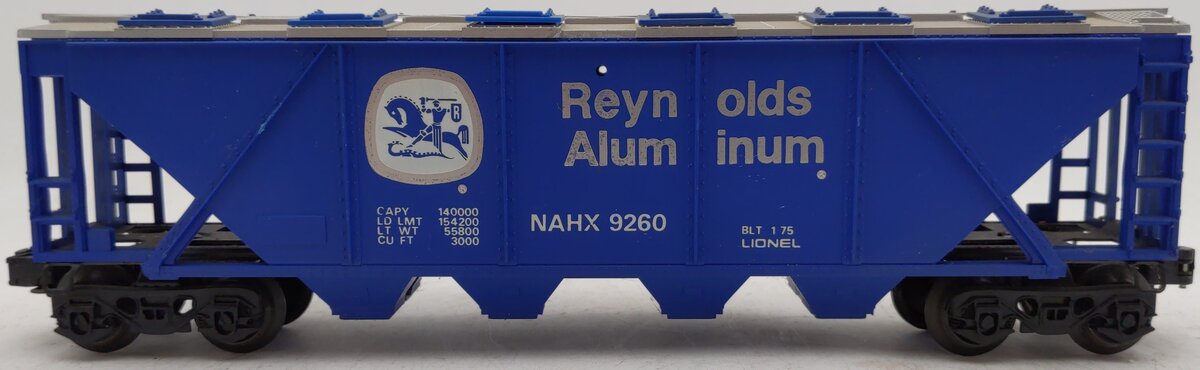 Lionel 6-9260 O Gauge Reynolds Billboard Covered Hopper #9260 VG