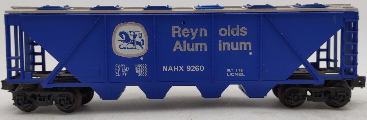 Lionel 6-9260 O Gauge Reynolds Billboard Covered Hopper #9260 VG