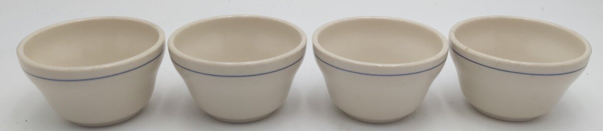 Syracuse China Rio Grande Prospector Pattern Bouillon Bowls (Set of 4) EX