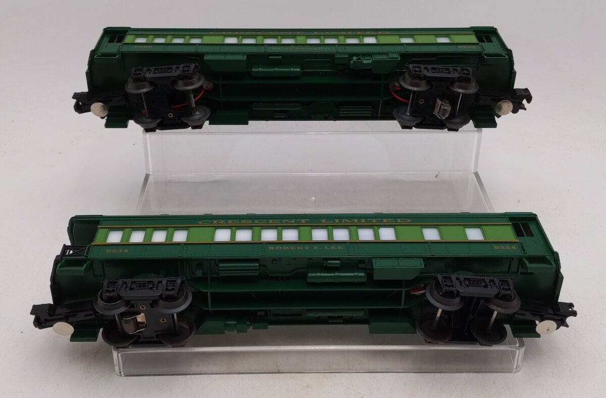 Lionel O Gauge Crescent Limited Coach Cars #9532, #9534 [2] EX