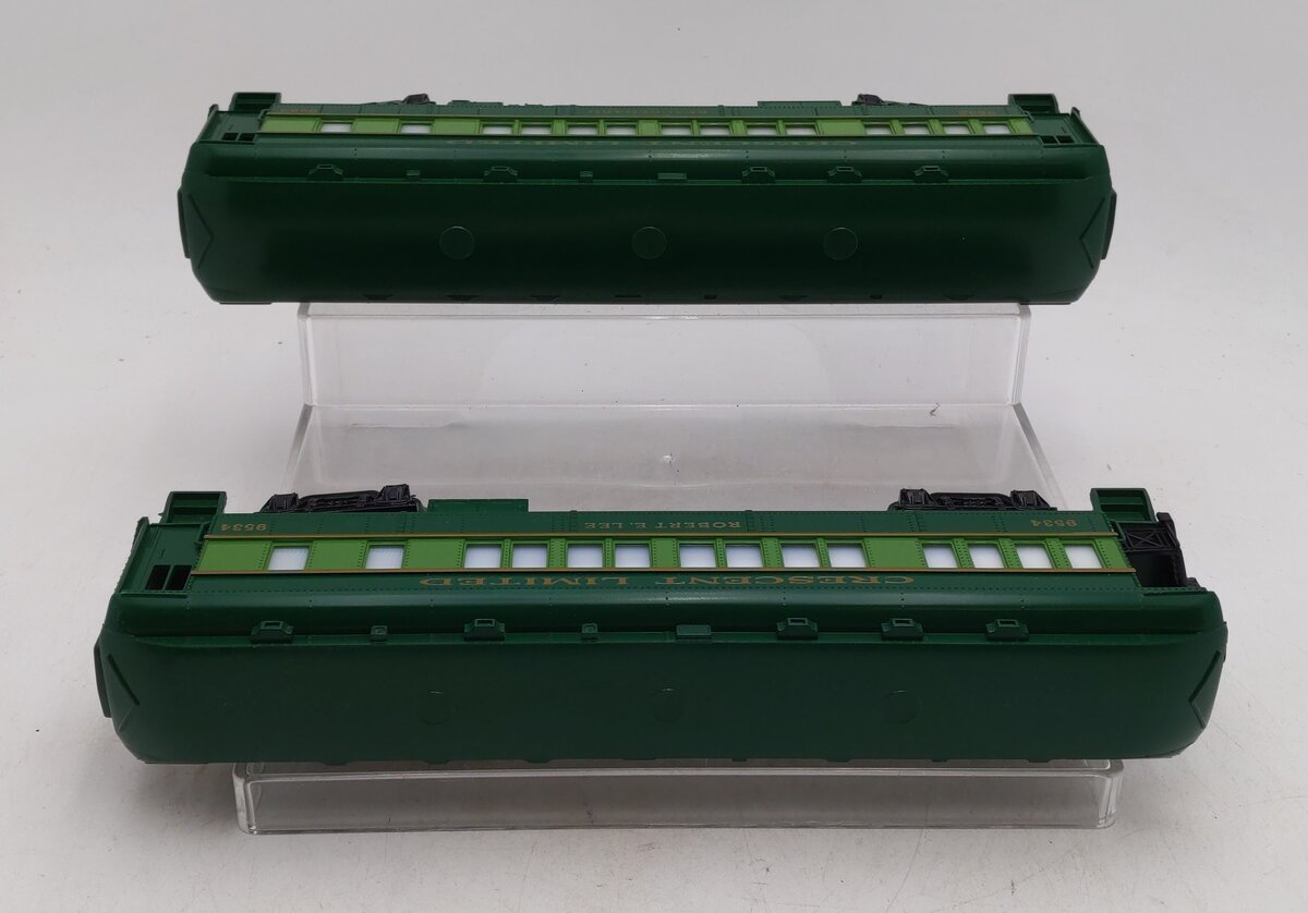 Lionel O Gauge Crescent Limited Coach Cars #9532, #9534 [2] EX