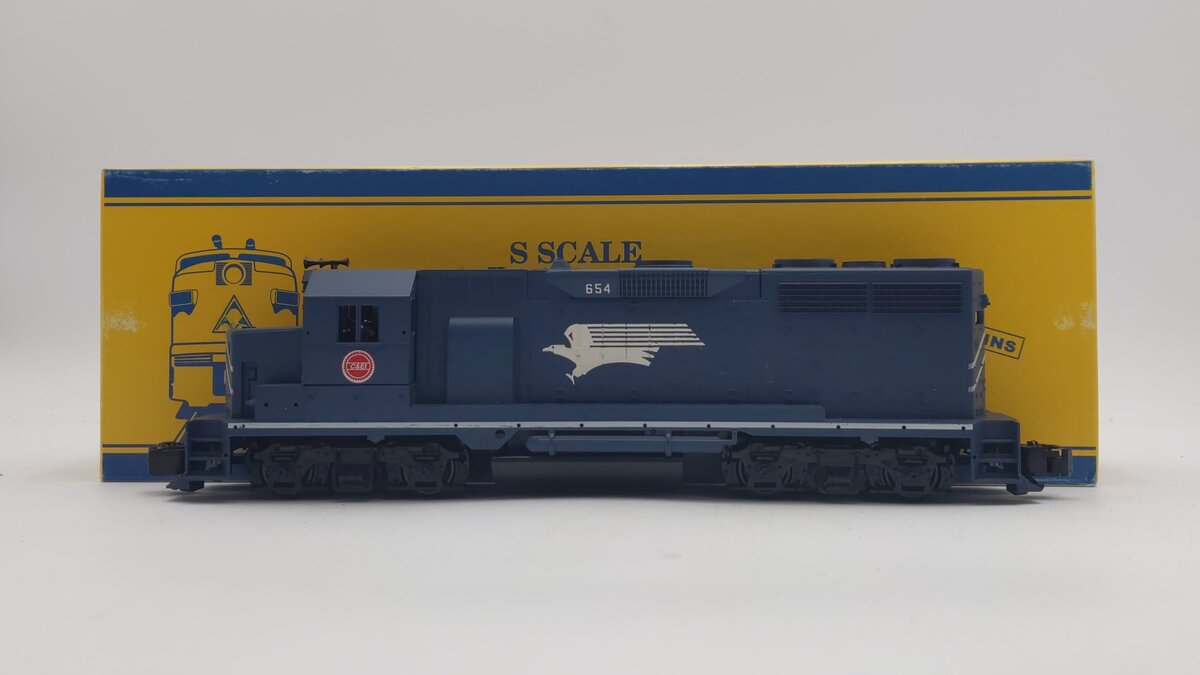 American Models S Scale Missouri Pacific GP-35 Diesel Locomotive #654 Hi-Rail NIB