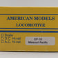 American Models S Scale Missouri Pacific GP-35 Diesel Locomotive #654 Hi-Rail NIB