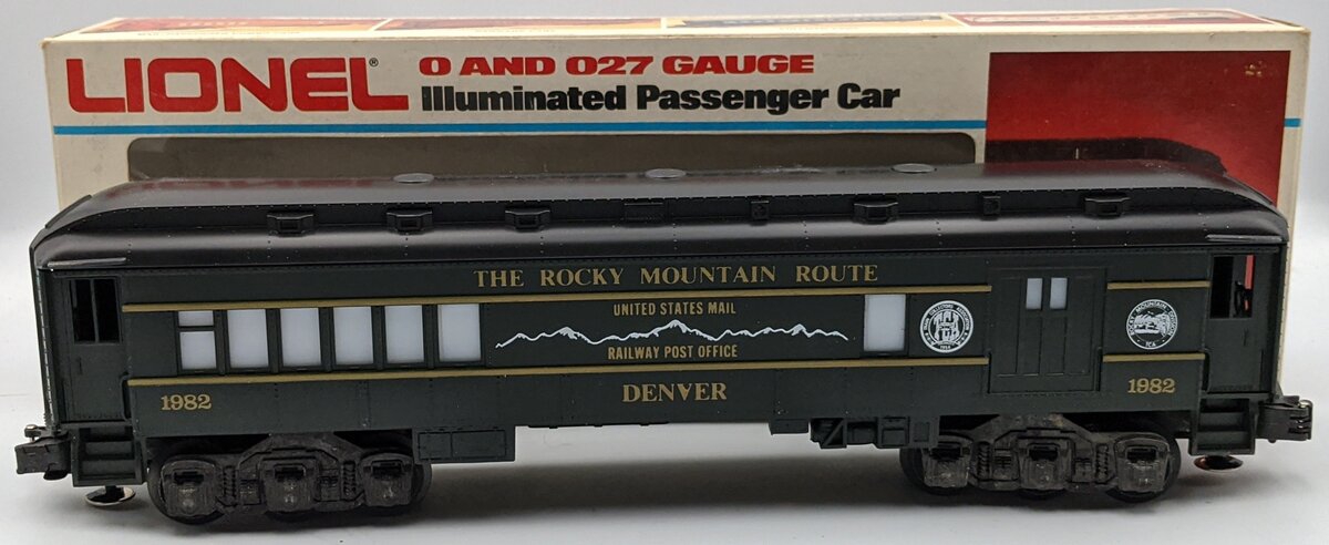 Lionel 6-7205 O Gauge TCA 1982 The Rocky Mountain Route 'Denver' Combination Car LN/Box