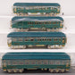 MTH 11-2007 Standard Gauge Two-Tone Blue President's Special Passenger Cars (4) LN