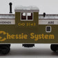 MTH 20-90012F O Gauge Chessie Extended Vision Caboose #3143 LN