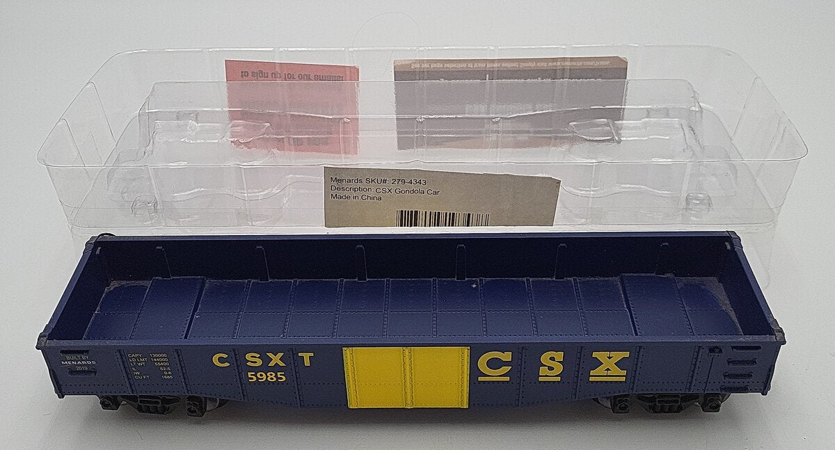 Menards 279-4343 O Milwaukee Road Gondola #5294 EX/Box