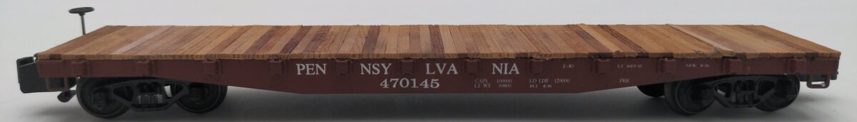 American Models 6017 S Pennsylvania Railroad Flatcar #470145 (HI-RAIL) EX/Box