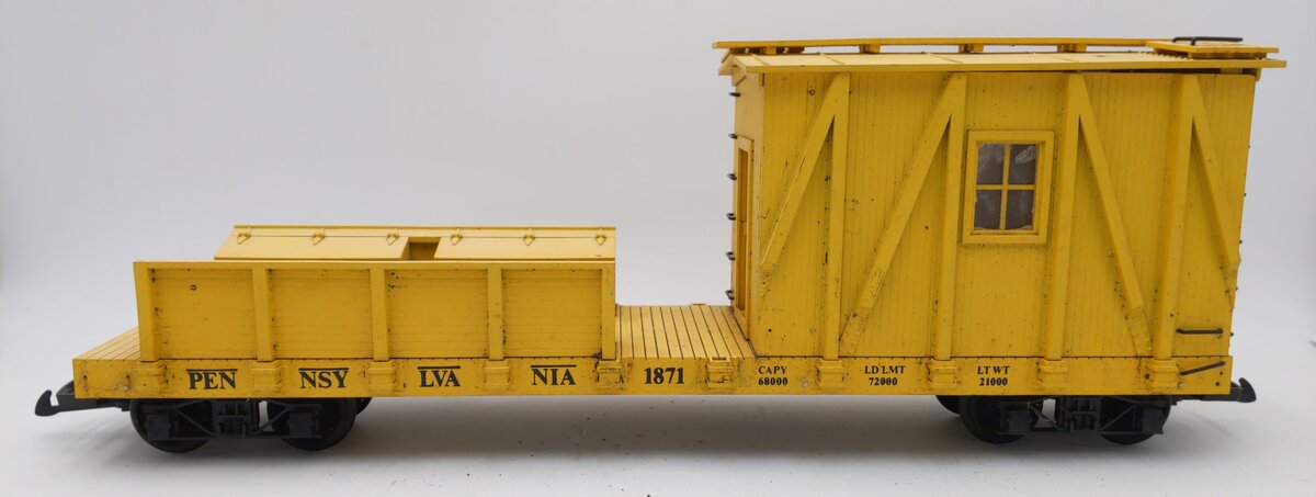 USA Trains 1871 G Pennsylvania Work Caboose Car VG