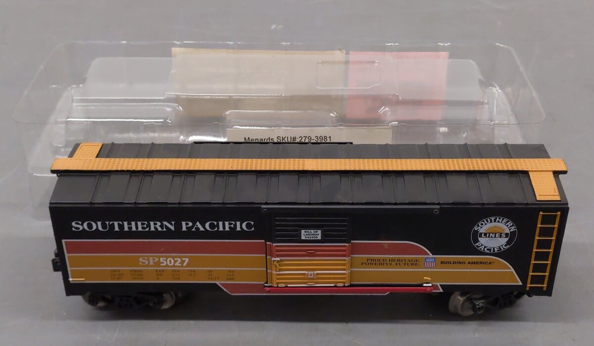Menards 279-3981 O Scale Southern Pacific Boxcar #5027 LN/Box
