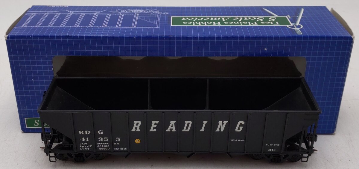 Des Plaines Hobbies DPS15113 S Scale Reading Hopper #41355 EX/Box