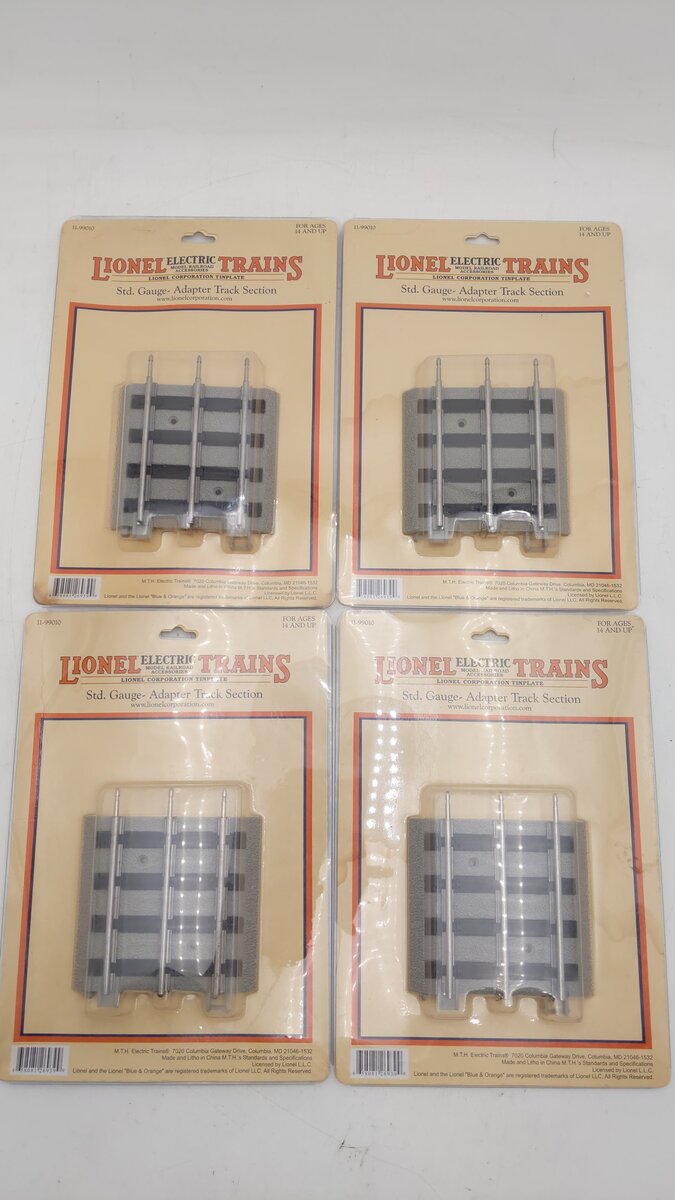 Lionel 11-99010 Std Gauge Adapter Track Section [4] EX/Box