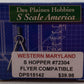 Des Plaines Hobbies 15142 S Scale Western Maryland 3-Bay Hopper #72304 EX/Box