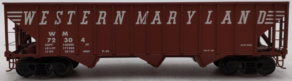 Des Plaines Hobbies 15142 S Scale Western Maryland 3-Bay Hopper #72304 EX/Box