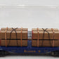 Menards 279-0840 O Gauge Alaska Flatcar W/ Lumber Load #2405 EX/Box
