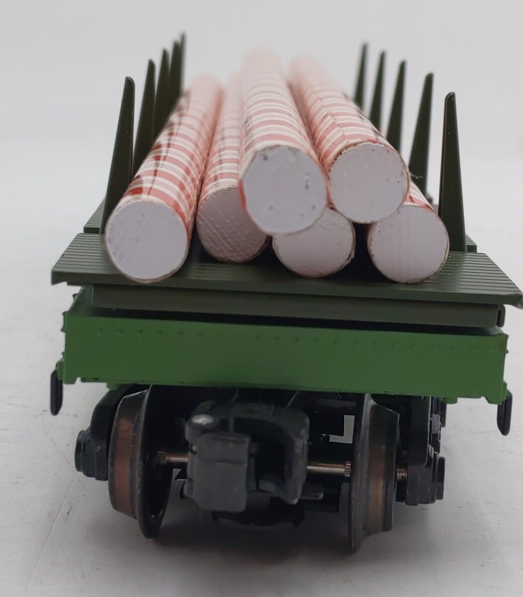 K-Line K713-7401 Kandy Kane Operating Dump Car w/Load EX