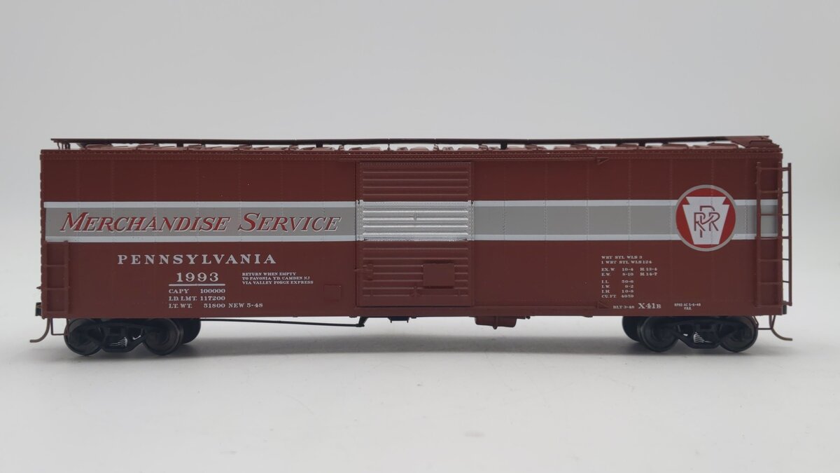 Pacific Rail S Scale PRR Merchandise Service Box Car #1993/Box