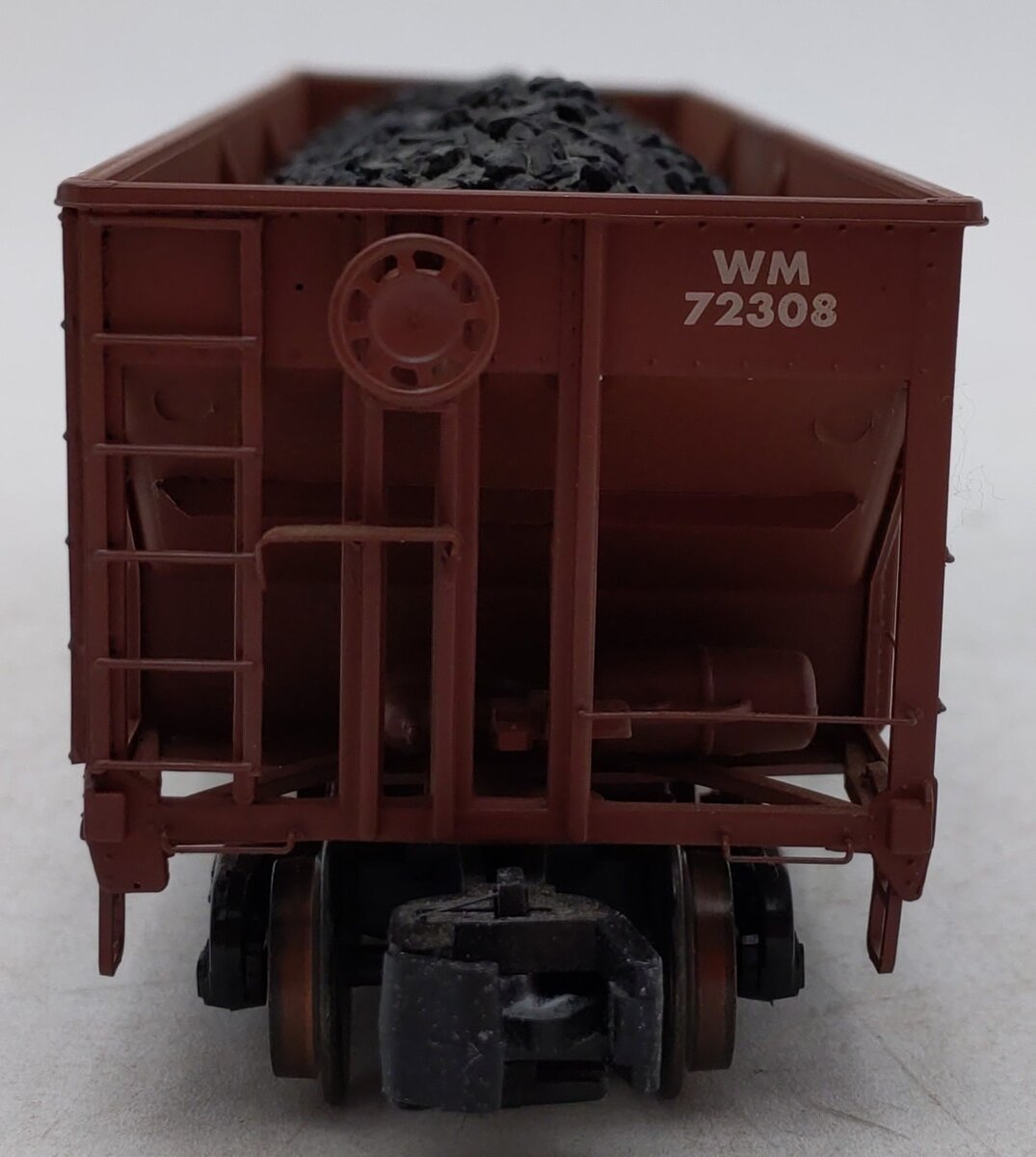 Des Plaines Hobbies 15143 "S" Scale Western Maryland 3-Bay Hopper w/ Coal Load EX/Box