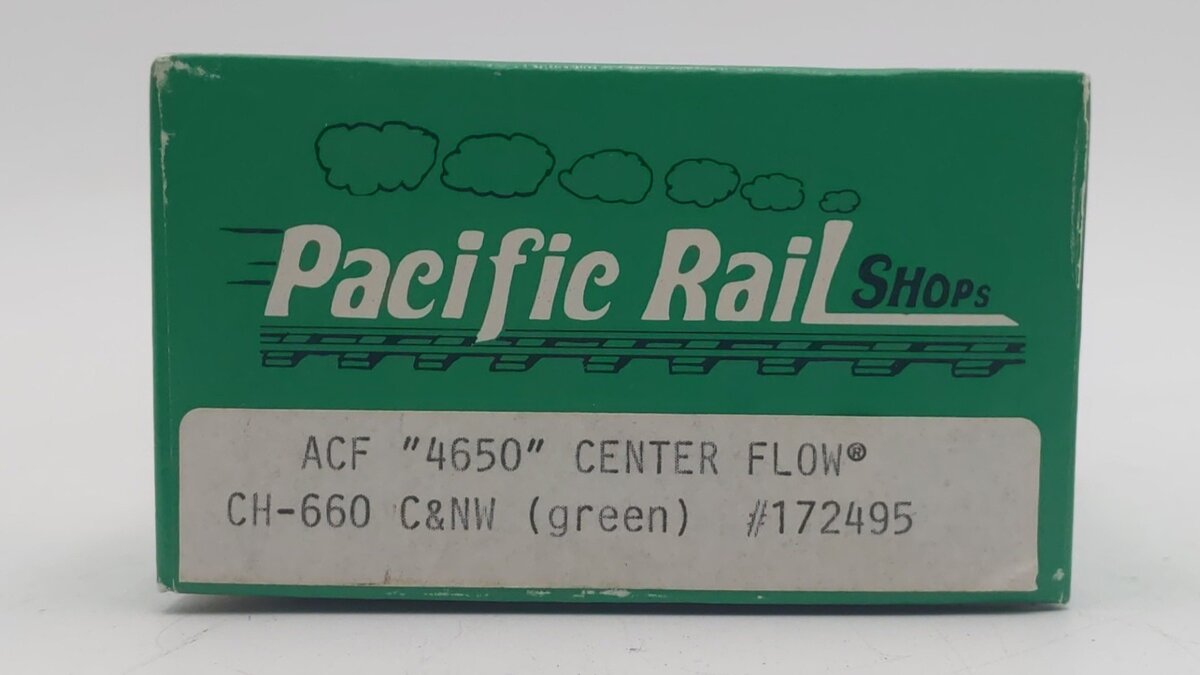 Pacific Rail CH-660 S Scale CNW 3-Bay Covered Hopper #172495 EX/Box