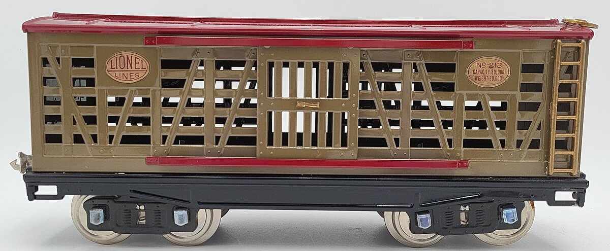 MTH 10-204 Std. Gauge Tinplate Stock Car #213 LN