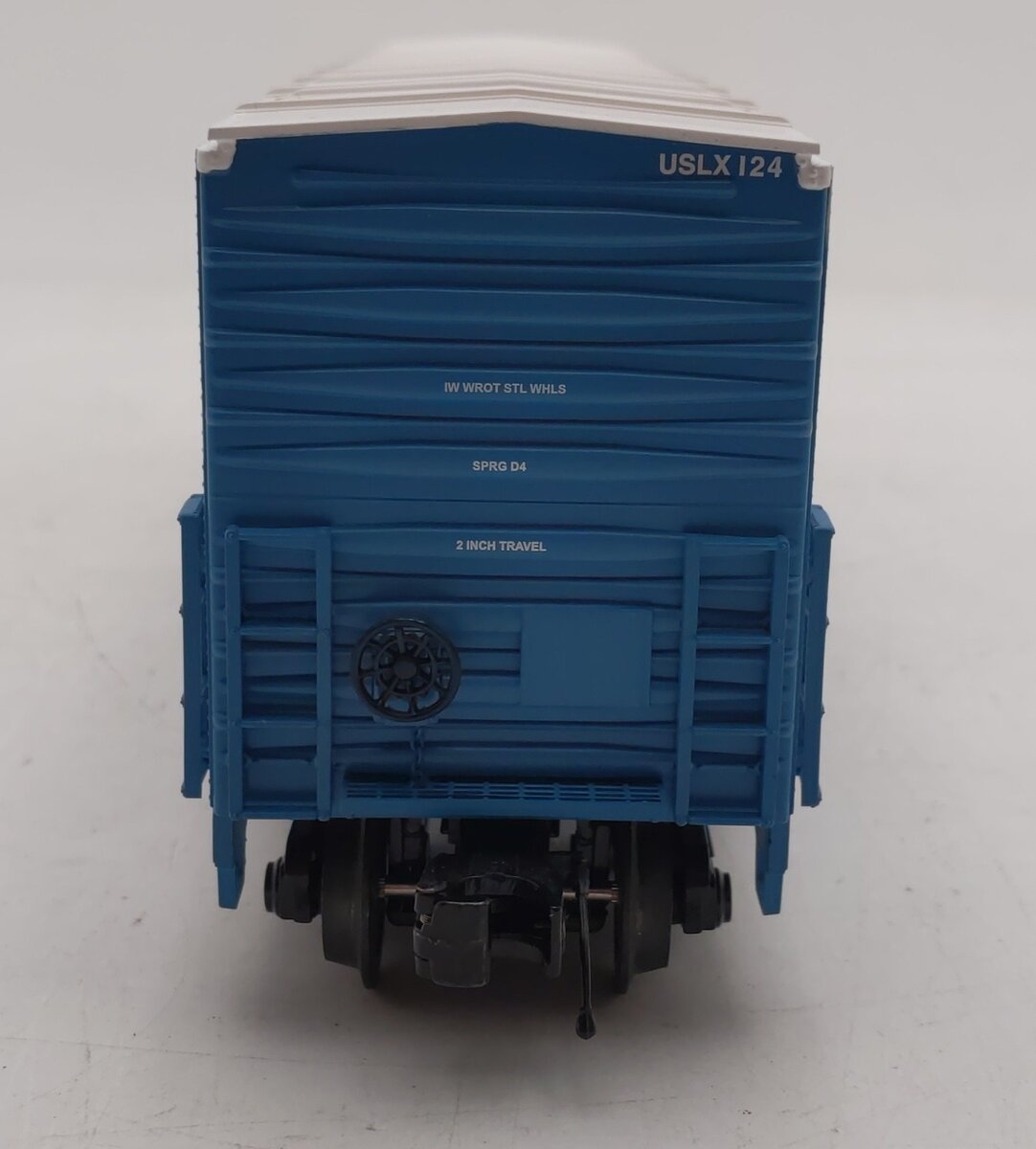 MTH 20-93514 O Evans 50' Double Door Plugged Boxcar #124 EX