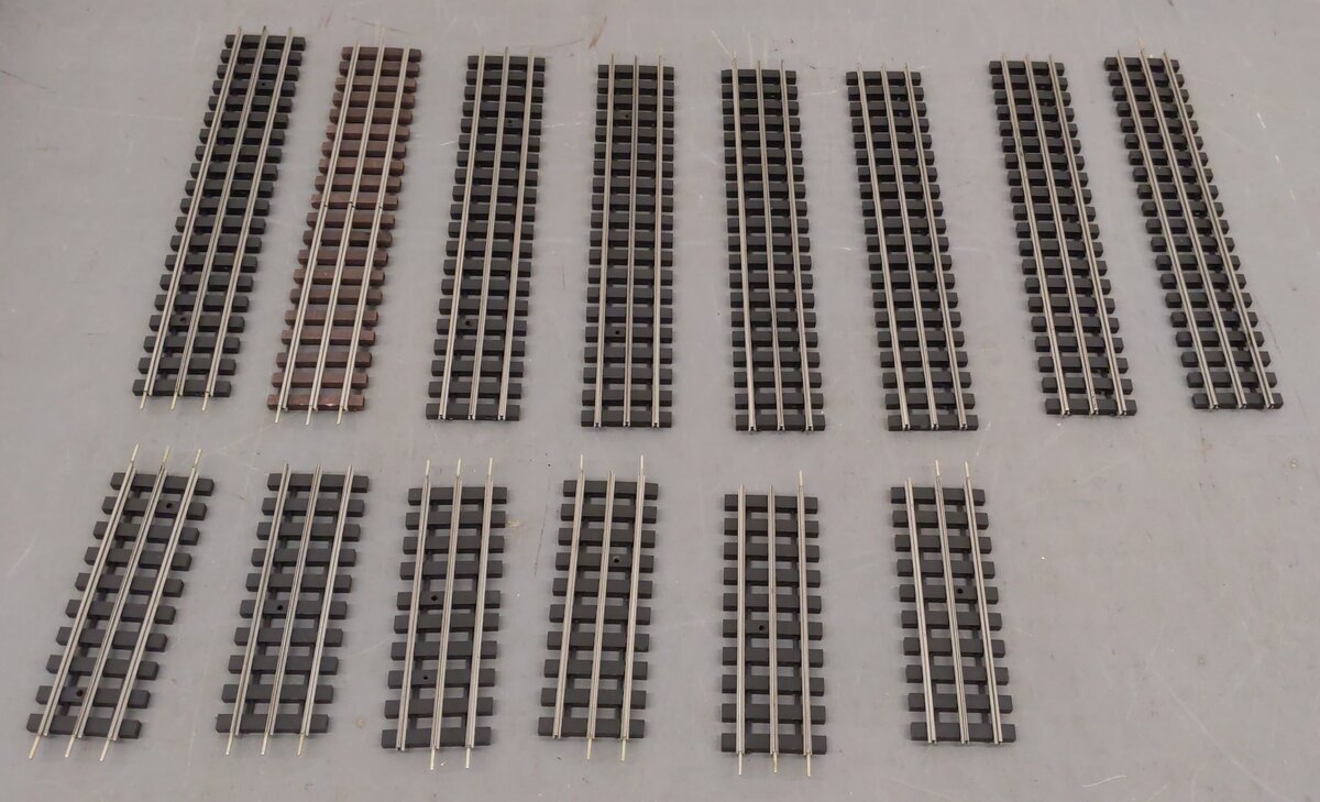 Gargraves O Gauge 3-Rail Assorted Straight Tracks [14] EX