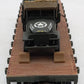Menards 279-0864 O Gauge Military Long Flatcar w/Army Truck #5091 EX/Box