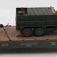 Menards 279-0864 O Gauge Military Long Flatcar w/Army Truck #5091 EX/Box