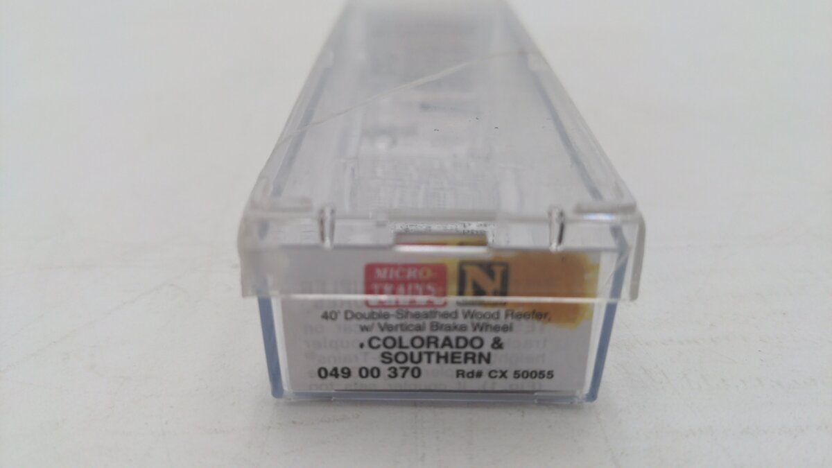Micro-Trains 04900370 N Colorado & Southern 40' Double Sheathed Reefer #50055 EX/Box