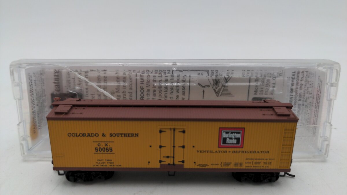 Micro-Trains 04900370 N Colorado & Southern 40' Double Sheathed Reefer #50055 EX/Box