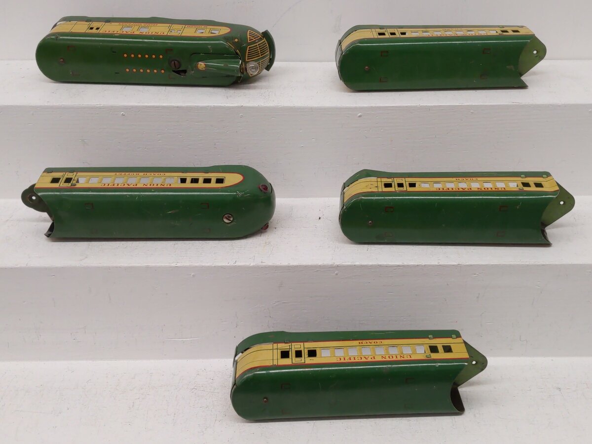 Marx Toys M-10000 O Vintage Union Pacific Set [5] VG