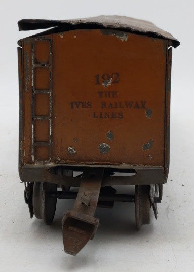 Ives 192 Vintage Standard Gauge Santa Fe Refrigerator Car