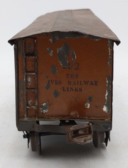 Ives 192 Vintage Standard Gauge Santa Fe Refrigerator Car