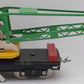 MTH 10-1081 Standard Gauge Yellow and Red Operating Crane Car #219 EX