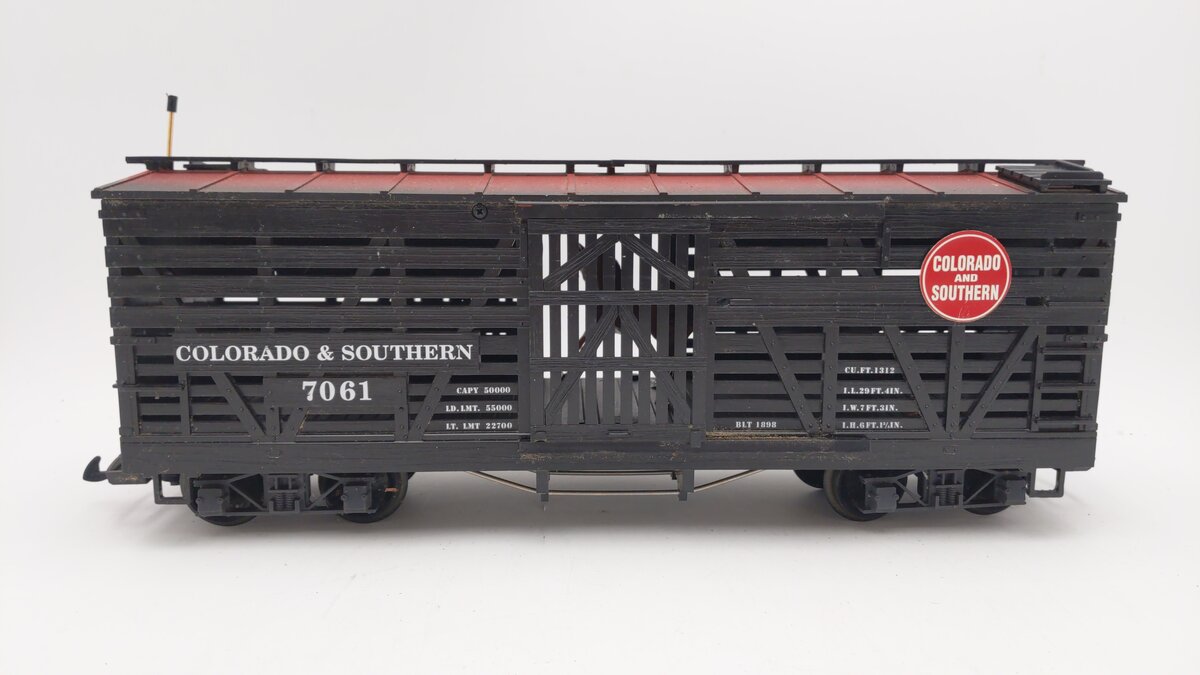 LGB 45680 G Scale Colorado & Southern Stock Car w/Horse EX
