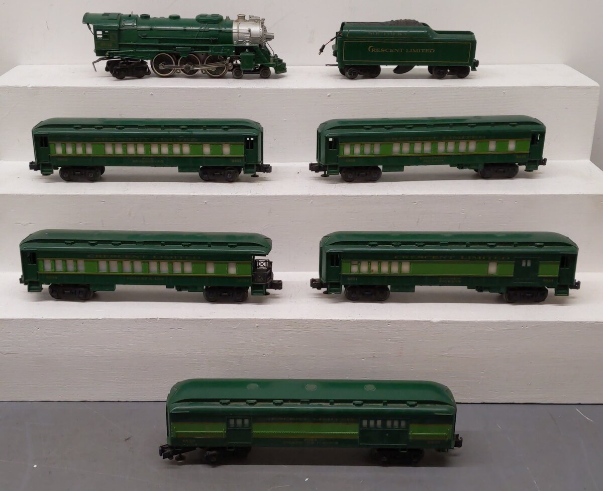 Lionel 6-8702 O Gauge Crescent Limited Diesel Train Set EX