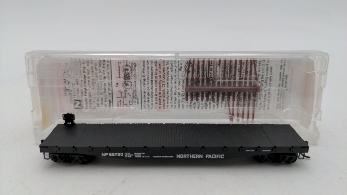 Micro-Trains 04500250 N Scale Northern Pacific Flatcar #62720 EX/Box