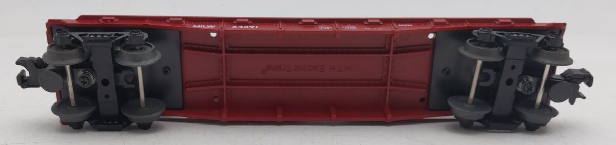 MTH 30-76875 O Milwaukee Road Flatcar w/ Chevy Corvettes #64391 EX