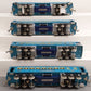 Lionel 6-13408 Std Gauge Blue Comet Passenger Set #1420, #1421, #1422, #4423 EX